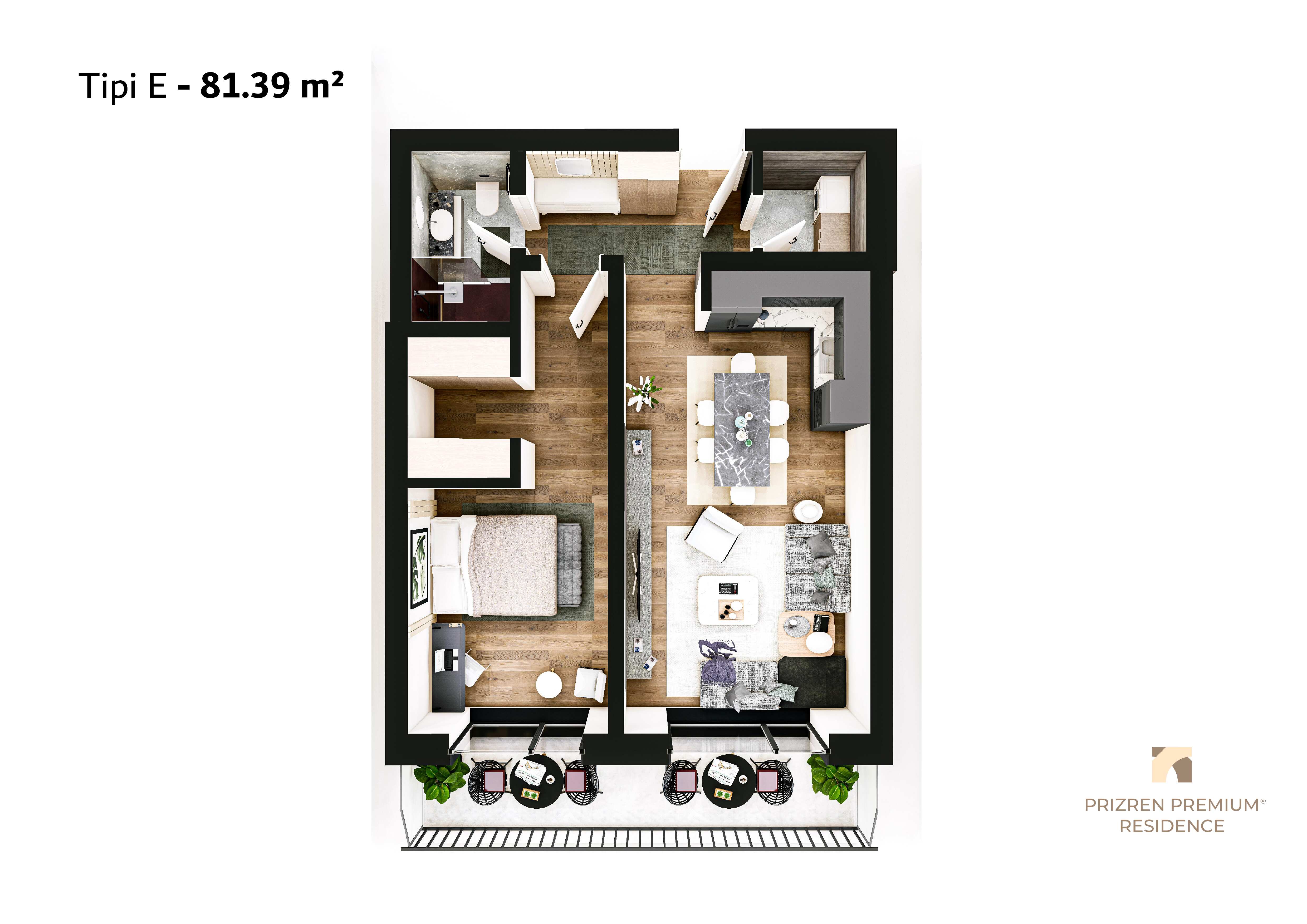 Prizren Premium Residence - Lamela1 Tipi E
